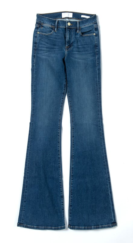 Jean flare bleu